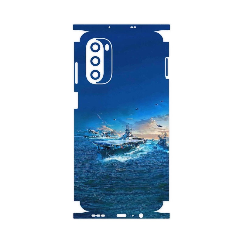 برچسب پوششی ماهوت مدل Warship-FullSkin مناسب برای گوشی موبایل موتورولا Moto G52
