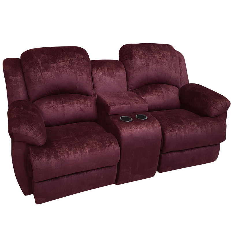 مبل دونفره آقای تشک مدل ریلکسی مکانیکی کد C2 به همراه کنسول