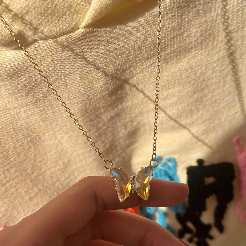 نیم ست زنانه مدل پروانه کریستالی 501 نیم ست زنانه مدل پروانه کریستالی 501