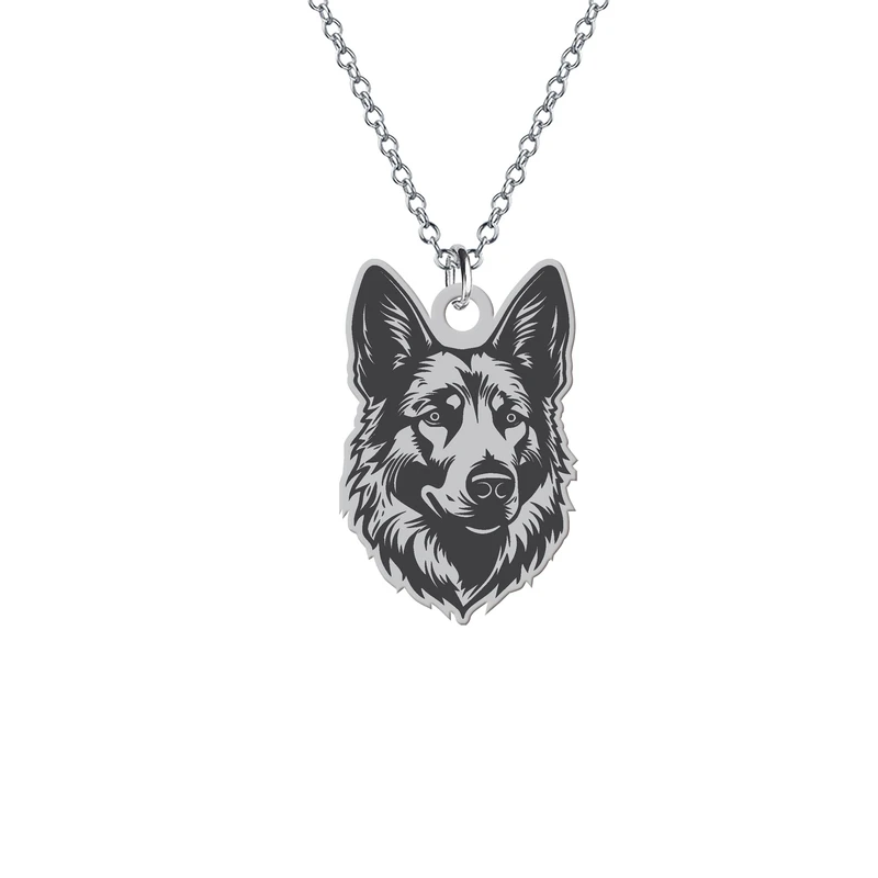 آویز تزئینی خودرو هایکا مدل رخ سگ ژرمن شپرد کد am.jh 96