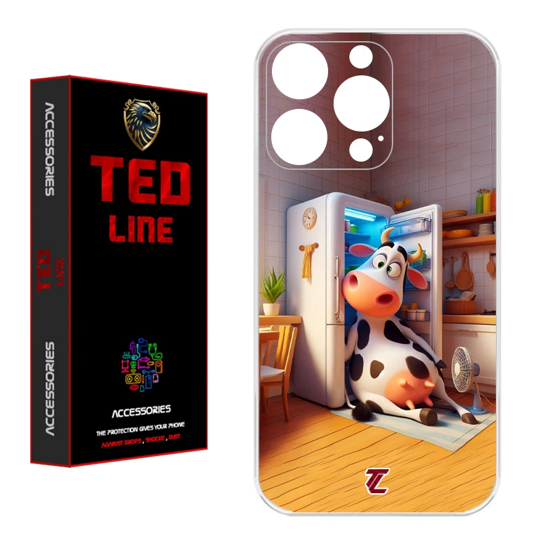 کاور تدلاین طرح گاو کد 1168 مناسب برای گوشی موبایل اپل Iphone 14 Pro Max