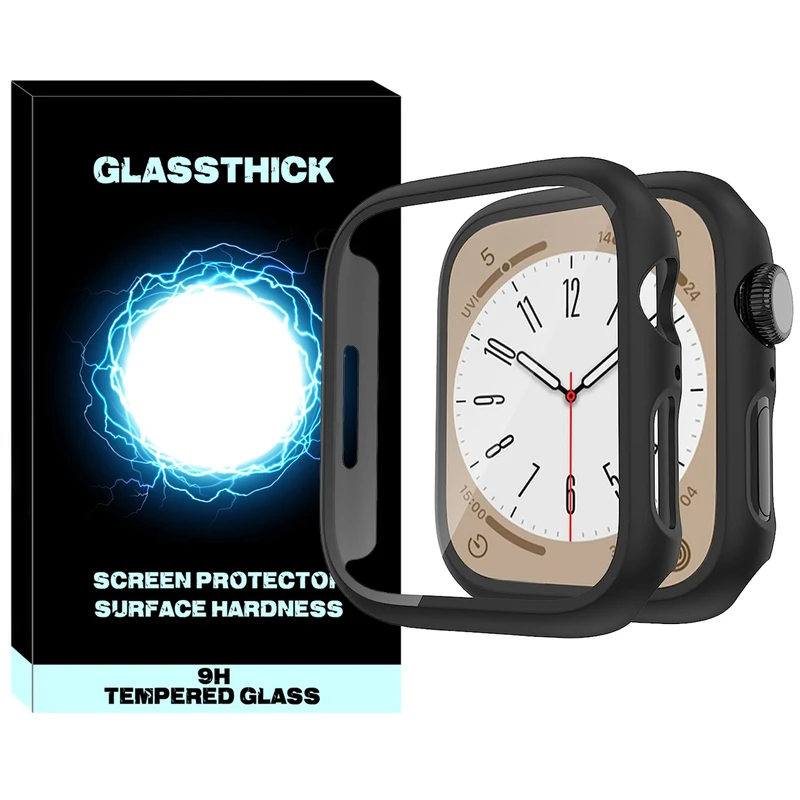 کاور گلستیک مدل GT-360 مناسب برای اپل واچ Series SE 2022 Aluminum Case 40mm / SE 2021 Aluminum Case 40mm / Series 5 40mm / Series 6 40mm / Series 4 40mm به همراه محافظ صفحه نمایش