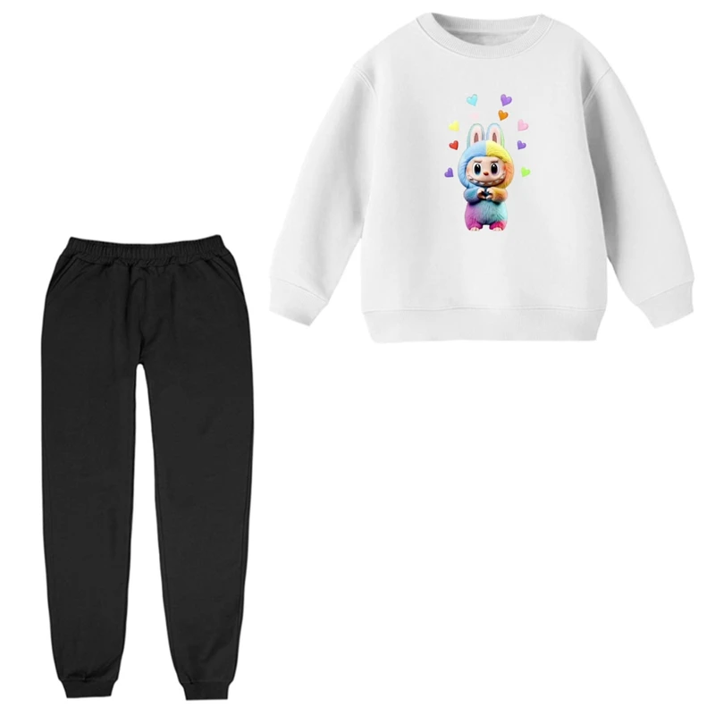 ست سویشرت و شلوار راحتی بچگانه مدل لبوو کد 2  