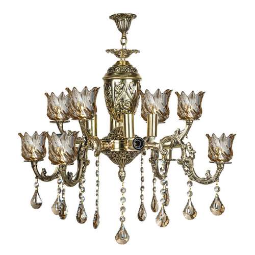 لوستر 16 شعله چشمه نور کد CH216901