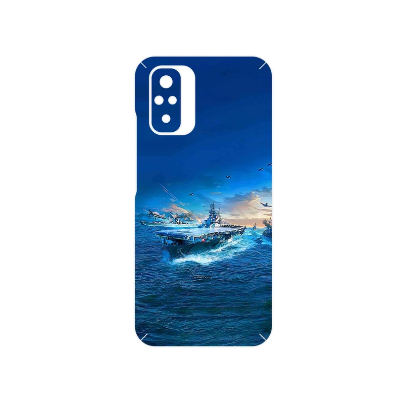 برچسب پوششی ماهوت مدل Warship مناسب برای گوشی موبایل شیائومی Redmi Note 10