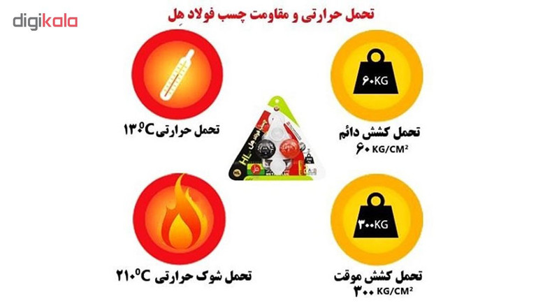 چسب فولاد کاسه ای هل مدل همه کاره حجم 7 میلی لیتر