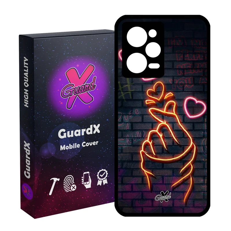 کاور گارد ایکس طرح Love مدل Glass10022 مناسب برای گوشی موبایل شیائومی Redmi Note 12 Pro 5G/Poco X5 Pro 5G/Note 12 Pro Pro speed