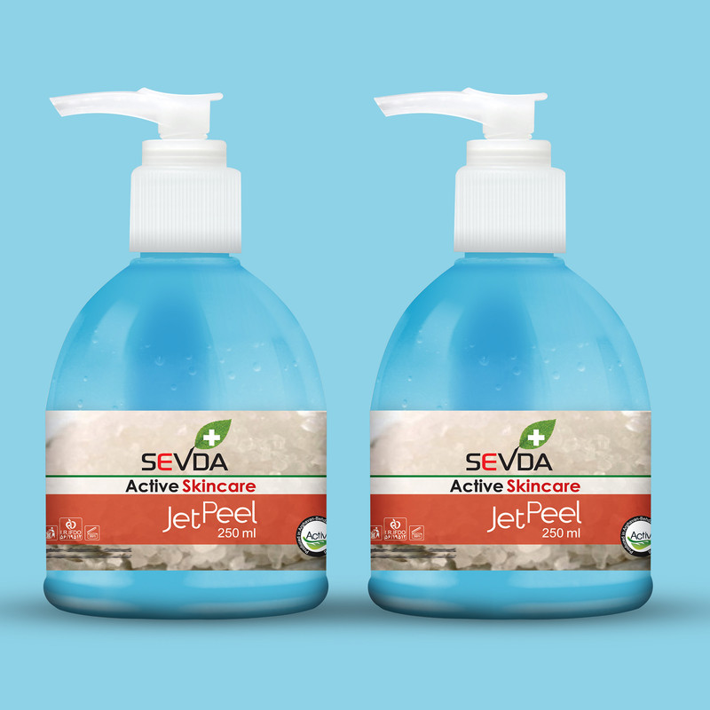 ژل لایه بردار پوست سودا مدل نمک دریایی حجم 250 میلی لیتر مجموعه 2 عددی
