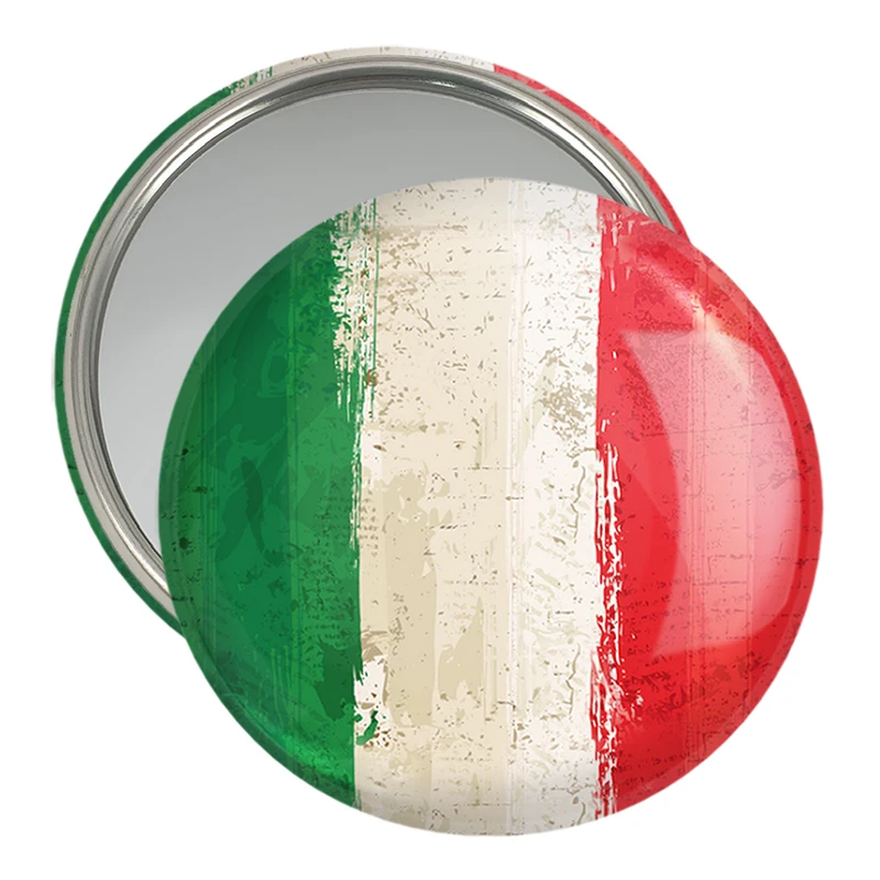 آینه جیبی خندالو مدل پرچم ایتالیا  کد 1977