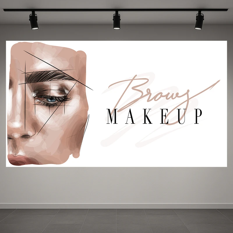 پوستر طرح میکاپ مدل زیبایی کد AR3059546