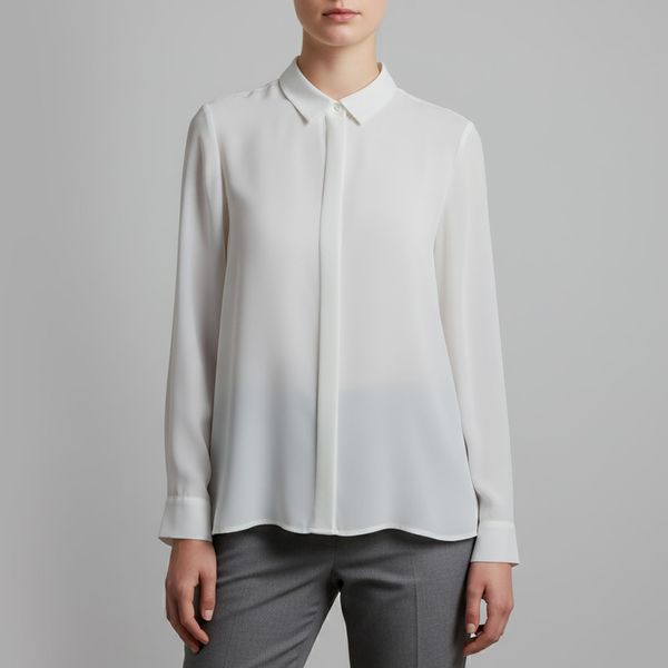 شومیز آستین بلند یقه برگردان زنانه تولیکا مدل 32990