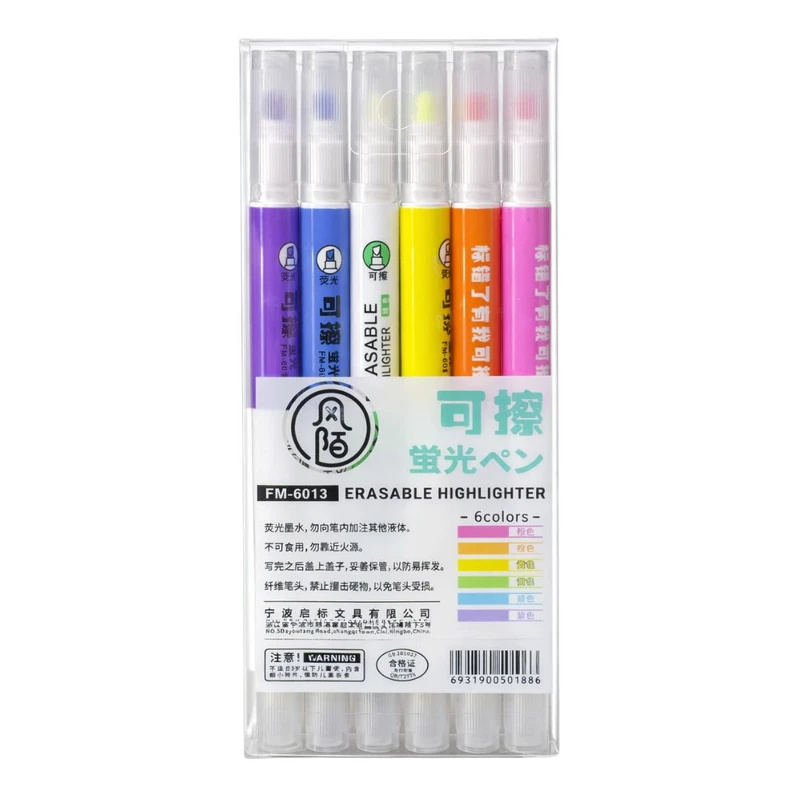 ماژیک علامت گذار مدل جادویی کد 410 بسته 6 عددی