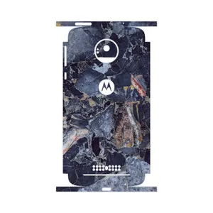 MAHOOT Broken black marble-FullSkin Cover Sticker for Motorola Moto Z