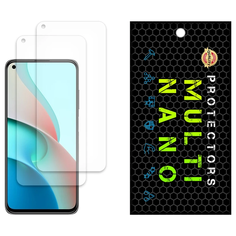 محافظ صفحه نمایش مات مولتی نانو مدل X-S2M مناسب برای گوشی موبایل شیائومی Redmi Note 9 5G بسته دو عددی