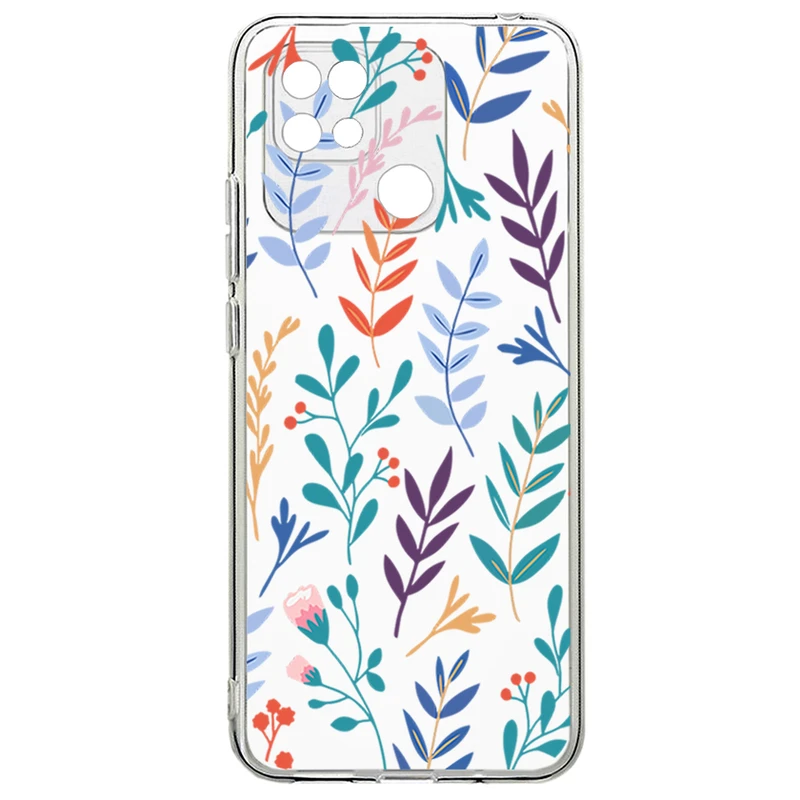 کاور طرح  Tiny Leaves مناسب برای گوشی موبایل شیائومی Redmi 10A