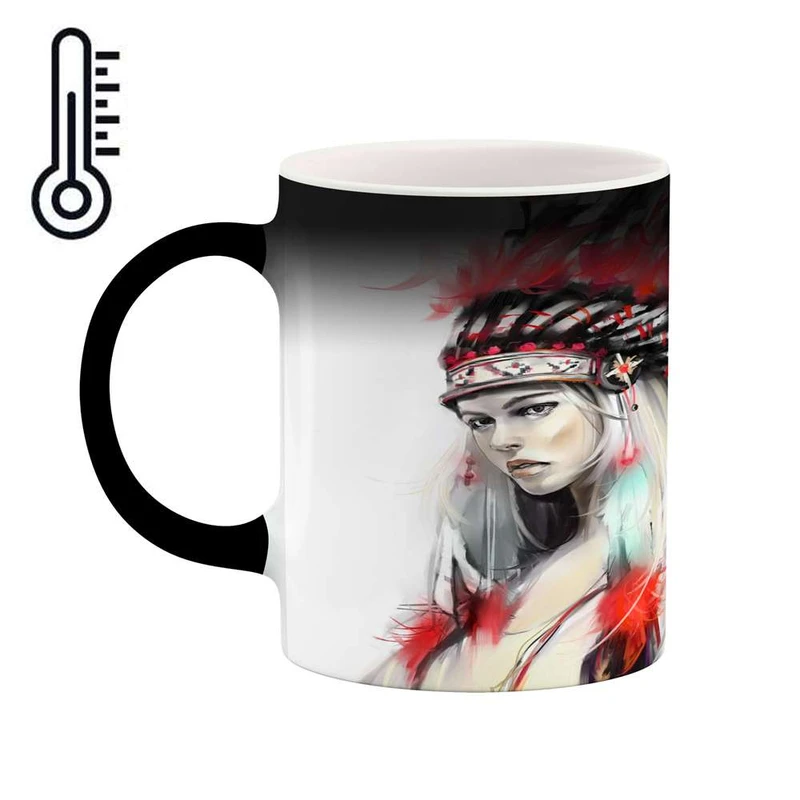 ماگ حرارتی کاکتی مدل نقاشی کد mgh13565