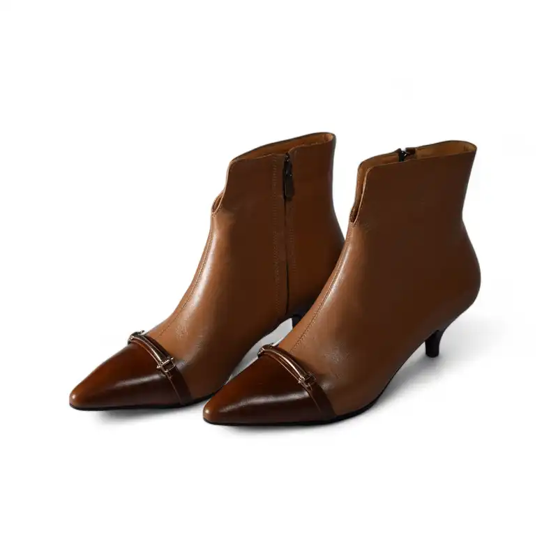 نیم بوت زنانه چرمیران مدل BW1050