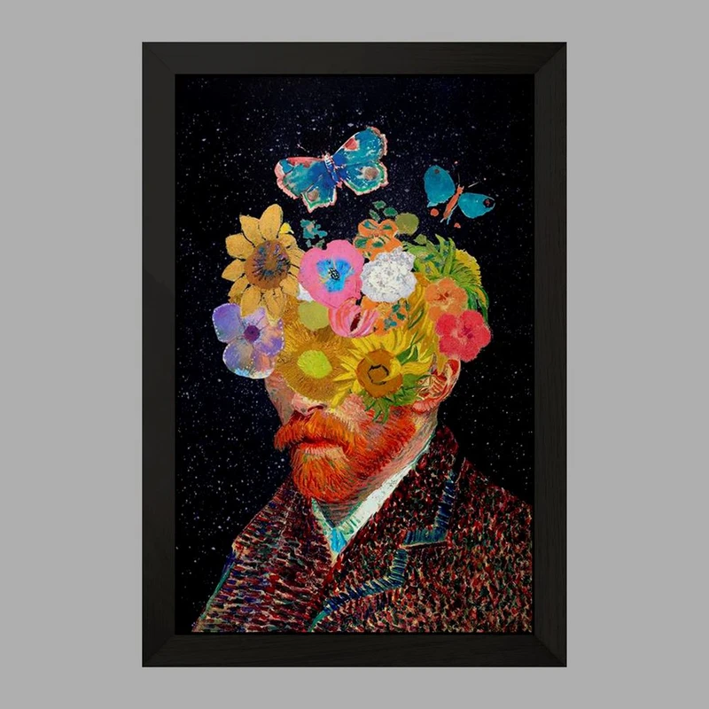 تابلو خندالو مدل ونسان ونگوگ کد 25467