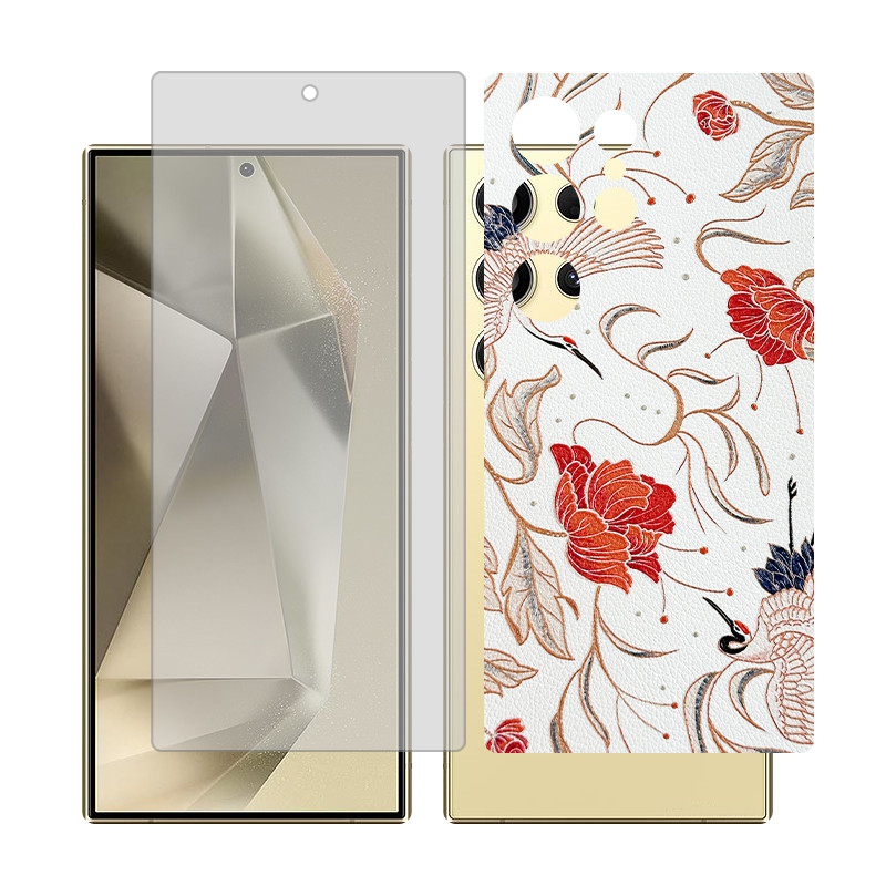 محافظ صفحه نمایش مات گلس مدل Together مناسب برای گوشی موبایل سامسونگ Galaxy S23 Ultra به همراه برچسب پوششی