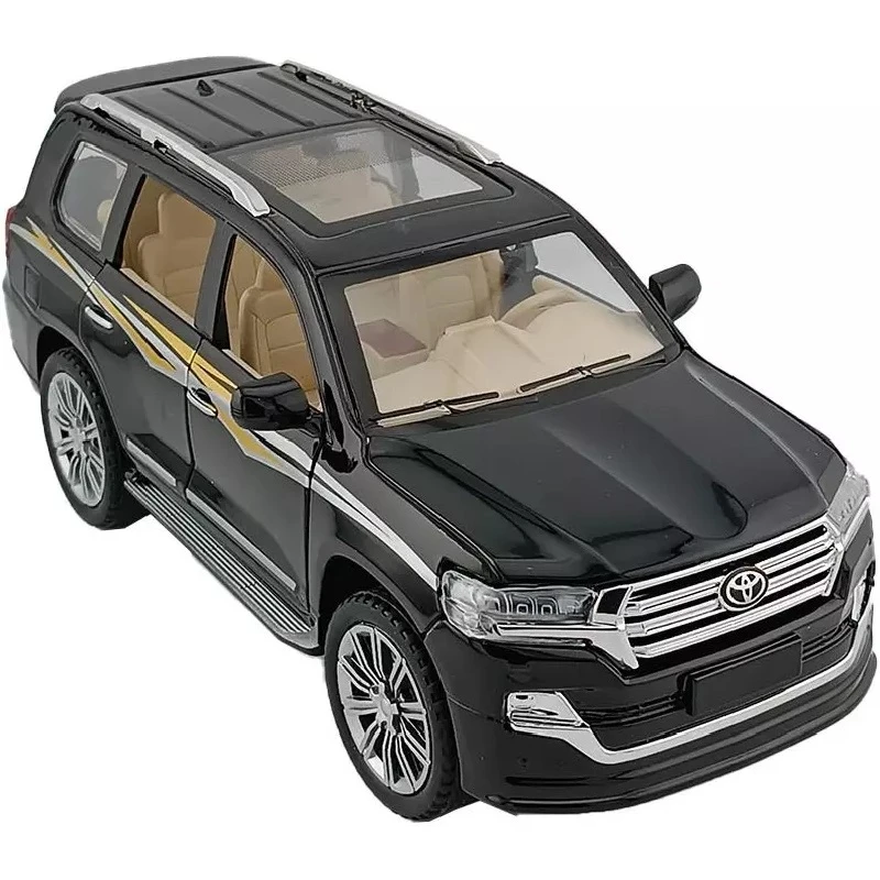 ماشین بازی مدل دود زا طرح ماکت تویوتا لند‌کروز کد 9817