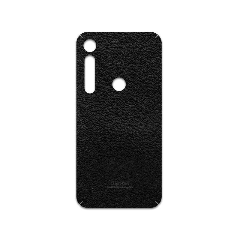 برچسب پوششی ماهوت مدل Black-Leather مناسب برای گوشی موبایل موتورولا One Vision Plus