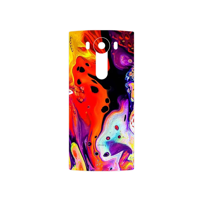 برچسب پوششی ماهوت مدل Abstract Oil Art مناسب برای گوشی موبایل ال جی V10