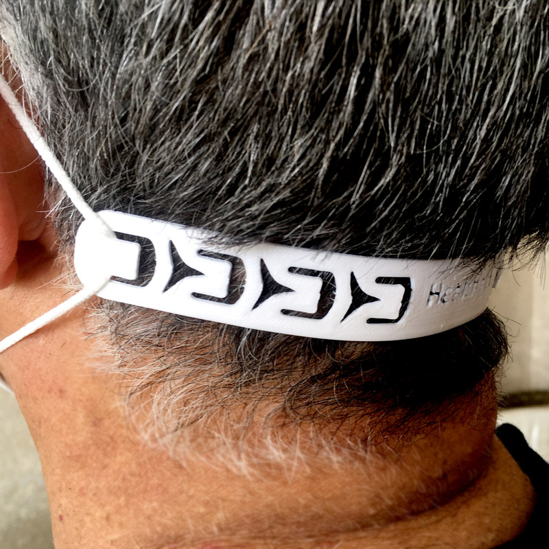 گیره نگهدارنده بند ماسک صورت مدل mb01 بسته دو عددی