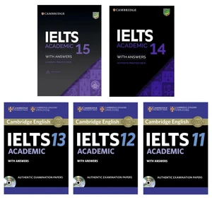کتاب  Cambridge IELTS Academic اثر جمعی از نویسندگان انتشارات کمبریج جلد 11 تا 15