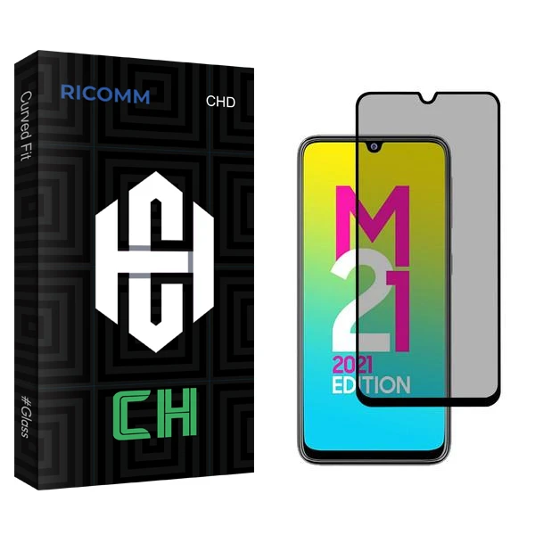 محافظ صفحه نمایش حریم شخصی ریکام مدل CH2 مناسب برای گوشی موبایل سامسونگ Galaxy M21 2021