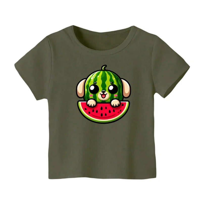 تی شرت آستین کوتاه بچگانه مدل سگ یلدایی کد 5