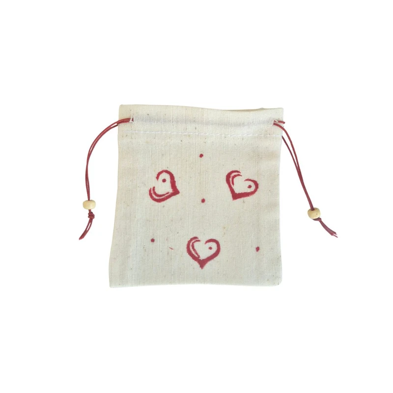 کیسه هدیه مدل نقاشی قلب02