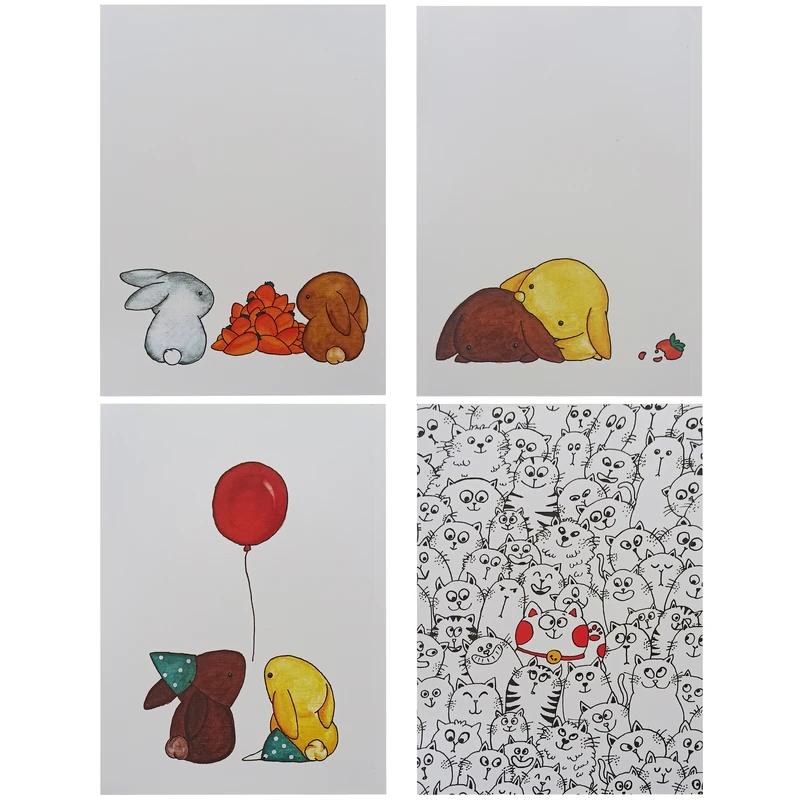 دفتر نقاشی 50 برگ انتشارات آیین شریعت کد 24 مجموعه 4 عددی