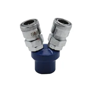 کوپلینگ کوییک کوپلر مدل دو راهی کد YP-2-PASS/6.5CM