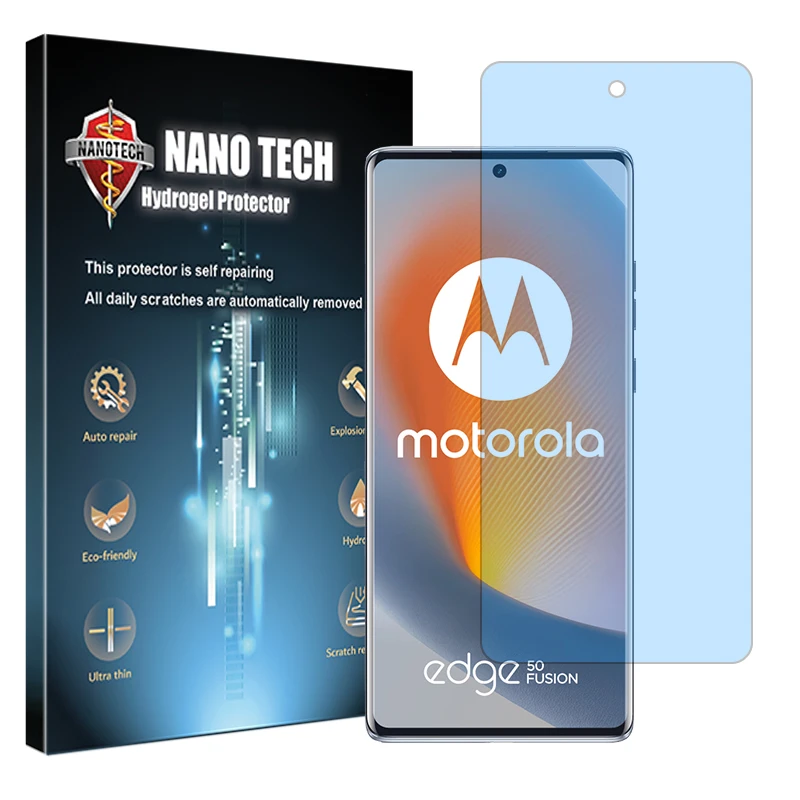 محافظ صفحه نمایش مات آنتی بلو نانو تک مدل Tough مناسب برای گوشی موبایل موتورولا Edge 50 Fusion