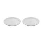 دیس کریستال بلوری نوری تازه مدل سولو کد T231031T، بسته 2 عددی، ابعاد 32×31×3 سانتی‌متر، مناسب پذیرایی چند نفر، مقاوم در برابر ضربه و تغییرات دما