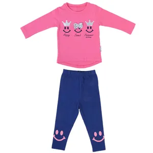 ست تی شرت و شلوار دخترانه سرکا  مدل ng956