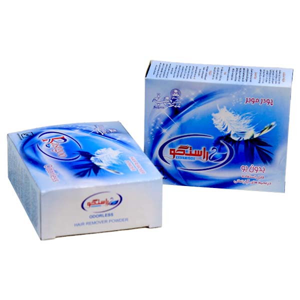 پودر موبر راستگو طرح پرسان وزن 80 گرم مجموعه 5 عددی