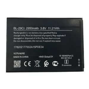 باتری موبایل مدل BL-29CI ظرفیت 2950 میلی آمپر ساعت مناسب برای گوشی موبایل نوکیا for ITEL A36