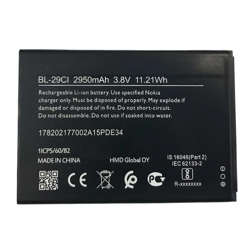 باتری موبایل مدل BL-29CI ظرفیت 2950 میلی آمپر ساعت مناسب برای گوشی موبایل نوکیا for ITEL A36