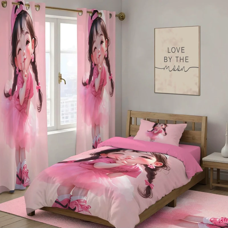 سرویس خواب تک نفره 4 تکه مدل دخترانه کد ۱۰۲۱