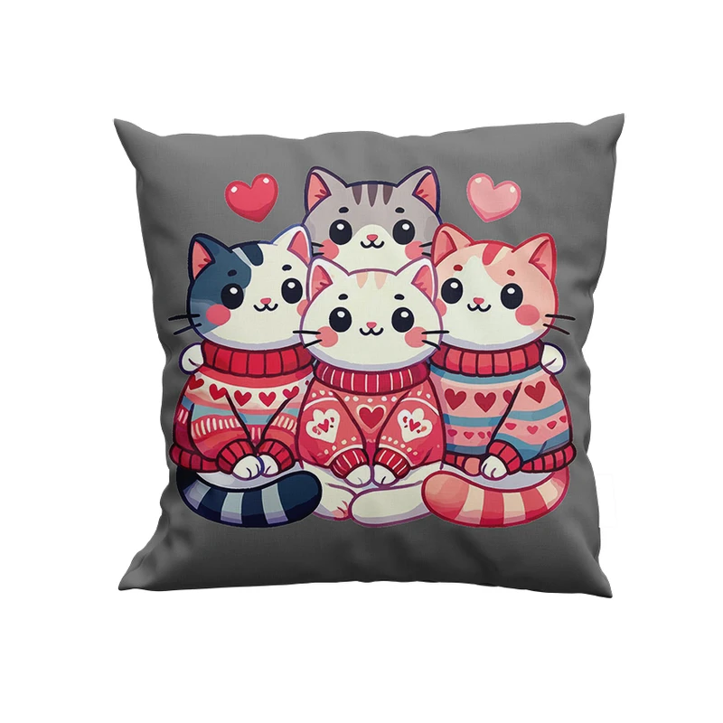 کوسن پاد آفرین مدل گربه ها کد DKK1079