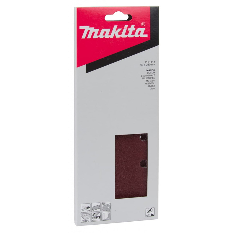 ورق سنباده دیسکی ماکیتا کد P31843 مجموعه 10 عددی
