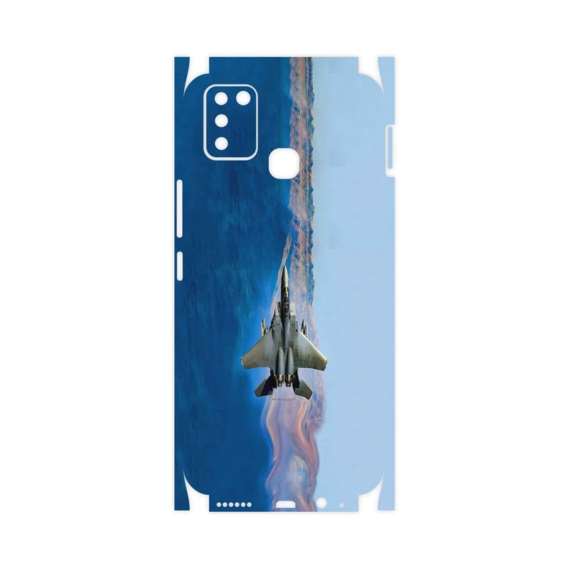 برچسب پوششی ماهوت مدل Fighter plane F15-FullSkin مناسب برای گوشی موبایل اینفینیکس Smart 6 X657B