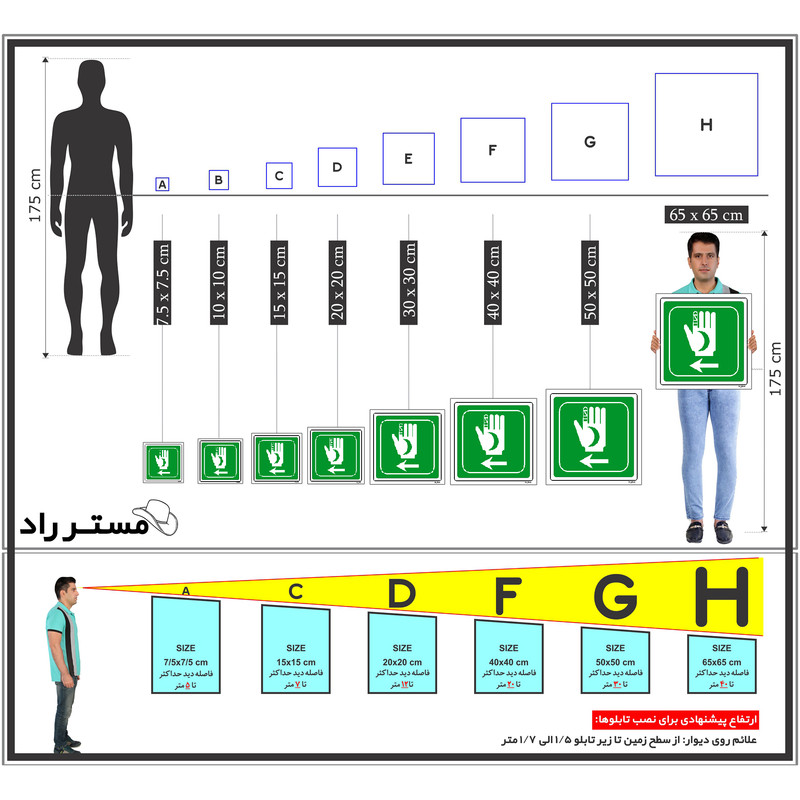 برچسب ایمنی مستر راد طرح کمک های اولیه هلال احمر مدل HSE-OSHA-018 برچسب ایمنی مستر راد طرح کمک های اولیه هلال احمر مدل HSE-OSHA-018