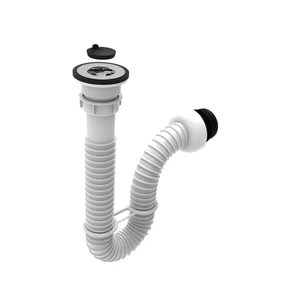 سیفون روشویی محک مدل لوله کششی کد 303