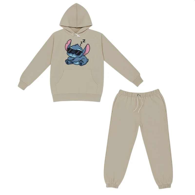 ست هودی و شلوار راحتی بچگانه مدل استیچ  کد p6 