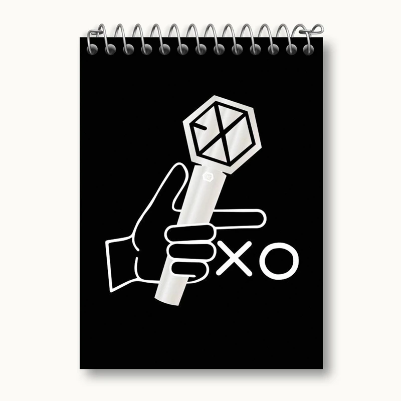 دفتر یادداشت 50 برگ خندالو مدل گروه اکسو EXO کد 13662