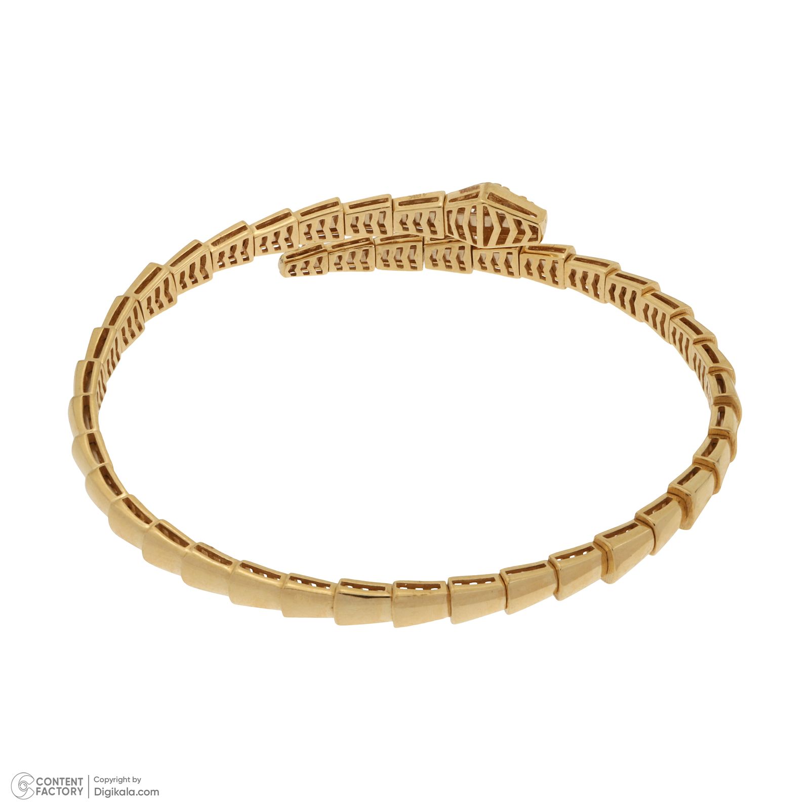 بنگل طلا 18 عیار زنانه میلاد گلد مدل SMDG01 - - 3