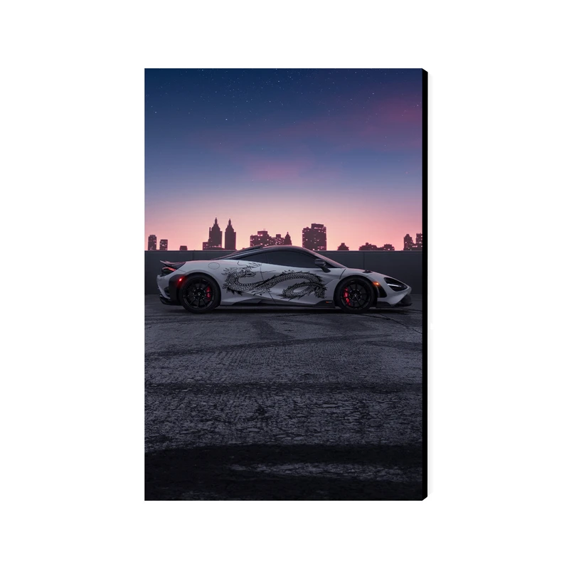 تابلو شاسی عرش مدل فانتزی ماشین اسپرت کد As5091