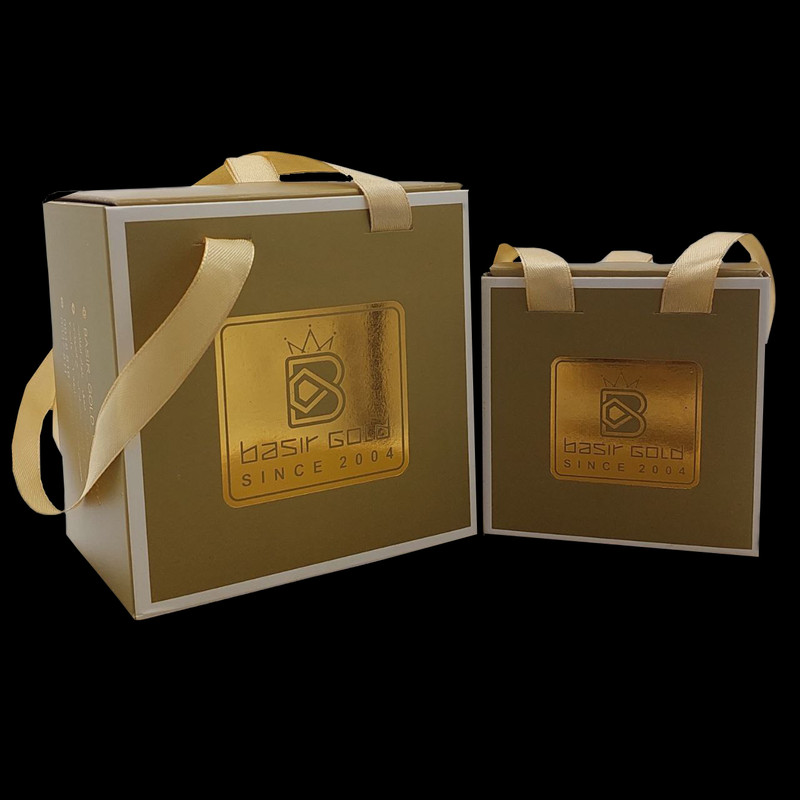 زنجیر طلا 18 عیار زنانه جواهری بصیر مدل بیزمارک کد DK035 50cm